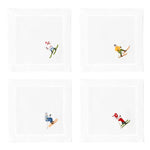 Load image into Gallery viewer, Skiers Cocktail Napkins | Mixed Set of 4
