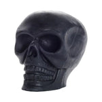 Load image into Gallery viewer, Beeswax Black Skull Candle
