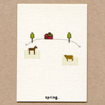 Load image into Gallery viewer, A Story About Spring-Boxed Enclosure Cards, Made in the USA
