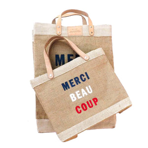 Merci Beau Coup Market Tote Made in Bangladesh