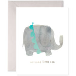 Load image into Gallery viewer, Welcome Little One Elephant Card New Baby
