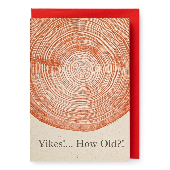 Tree Rings Birthday Card