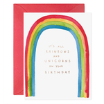 Load image into Gallery viewer, Rainbows &amp; Unicorns Card
