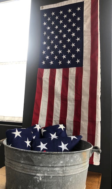 Vintage American flag 3'x5'