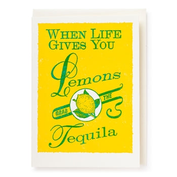 Lemons and Tequila Printed in England
