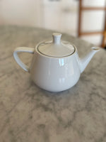 Load image into Gallery viewer, Vintage Melitta Germany White Porcelain Teapot Coffee Pot MCM
