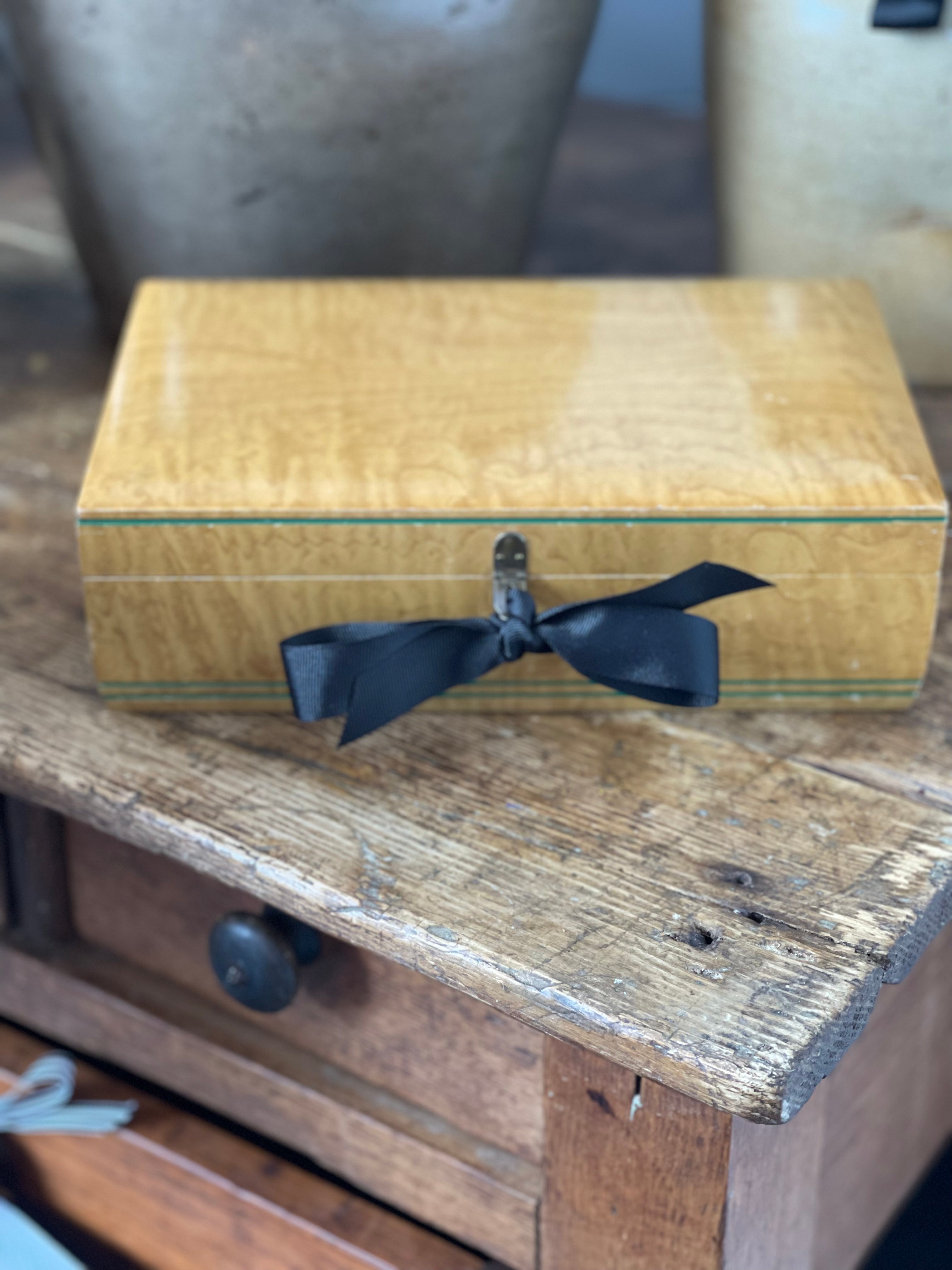 Pilliod Swanton Ohio Wood Box 10 1/2” x 7”
