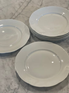 Set of Four Victoria Austria Dinner Plates 10”