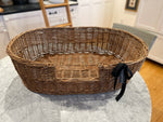 Load image into Gallery viewer, Large Wicker Dog Bed 35&quot; x 23&quot; Oval
