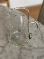 Load image into Gallery viewer, Small Glass Pitcher 7” T
