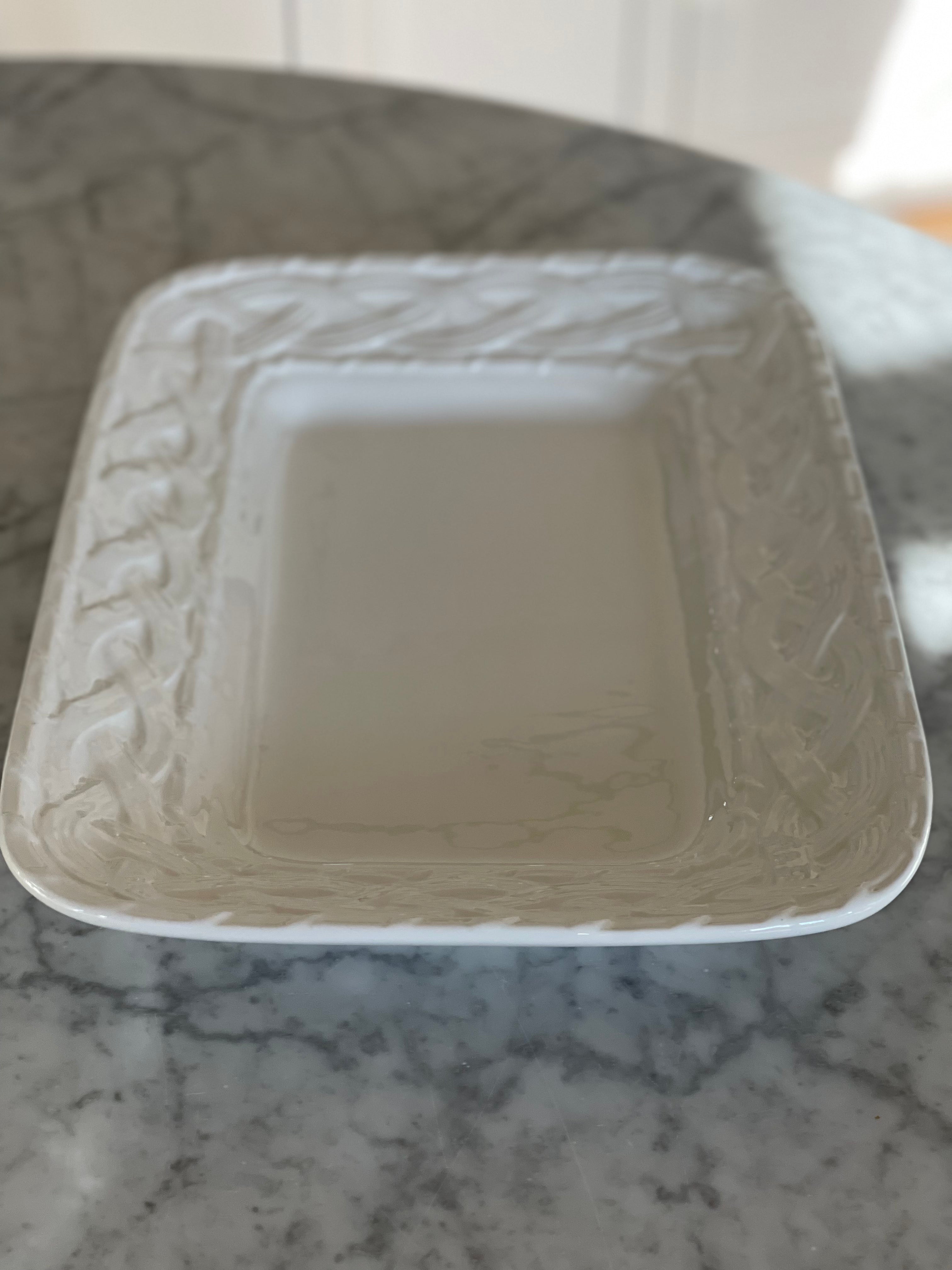 Vintage 12” x 18” Pier One Italy Ceramic Tray