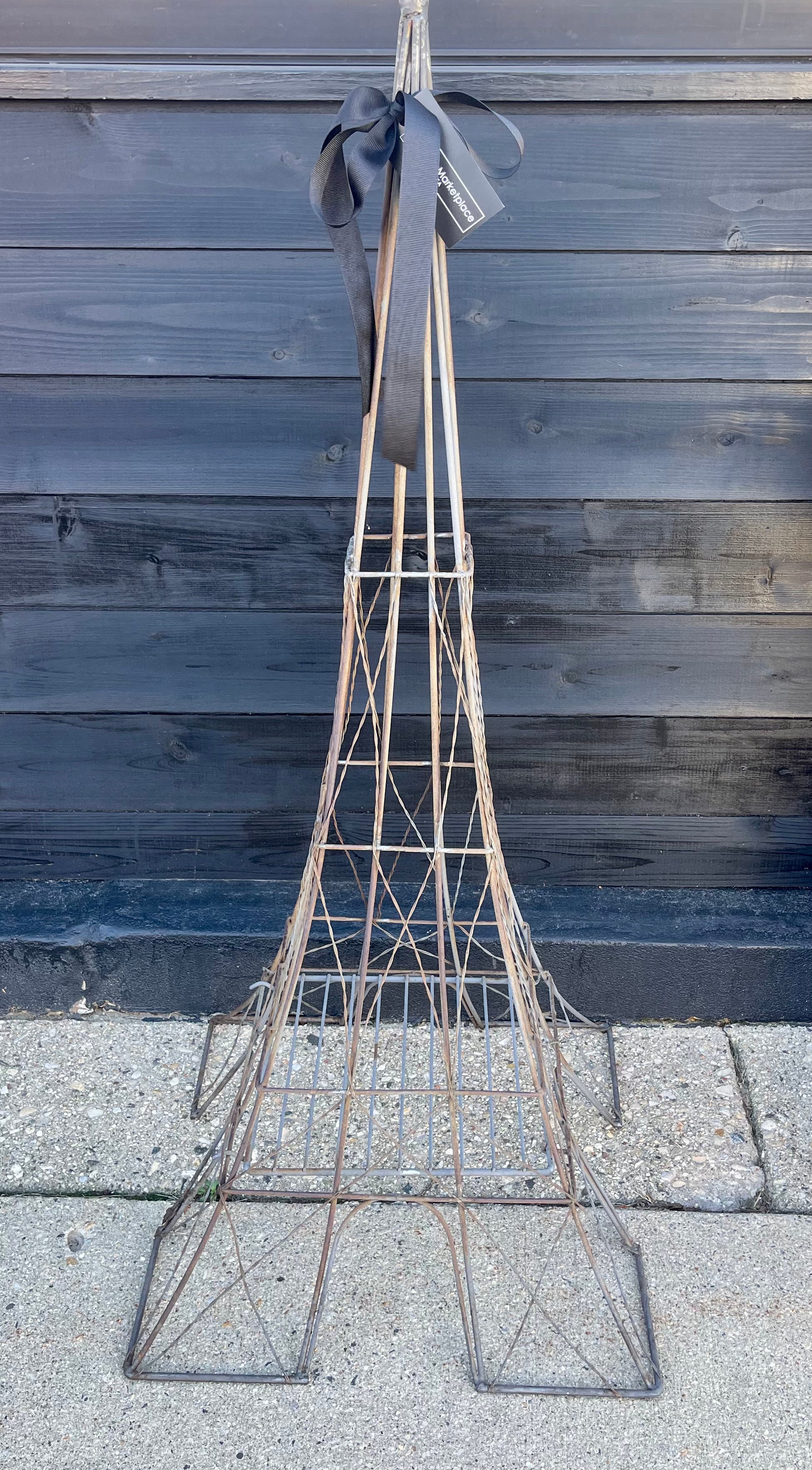 Eiffel Tower Wire Trellis 43” T