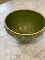 Load image into Gallery viewer, Green McCoy Pottery Windowpane Bowl
