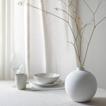 Load image into Gallery viewer, White Vase Made in Portugal 6”
