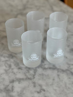 Load image into Gallery viewer, Jägermeister 3.5” T Frosted Shot Glasses 2-4 Cl marks
