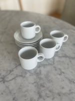 Load image into Gallery viewer, Set of Four Pier 1 Espresso Cups &amp; Saucers
