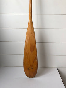 Shaw & Tenney beavertail canoe paddle