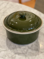 Load image into Gallery viewer, Hall Dark Green Casserole 8” D w/lid #69
