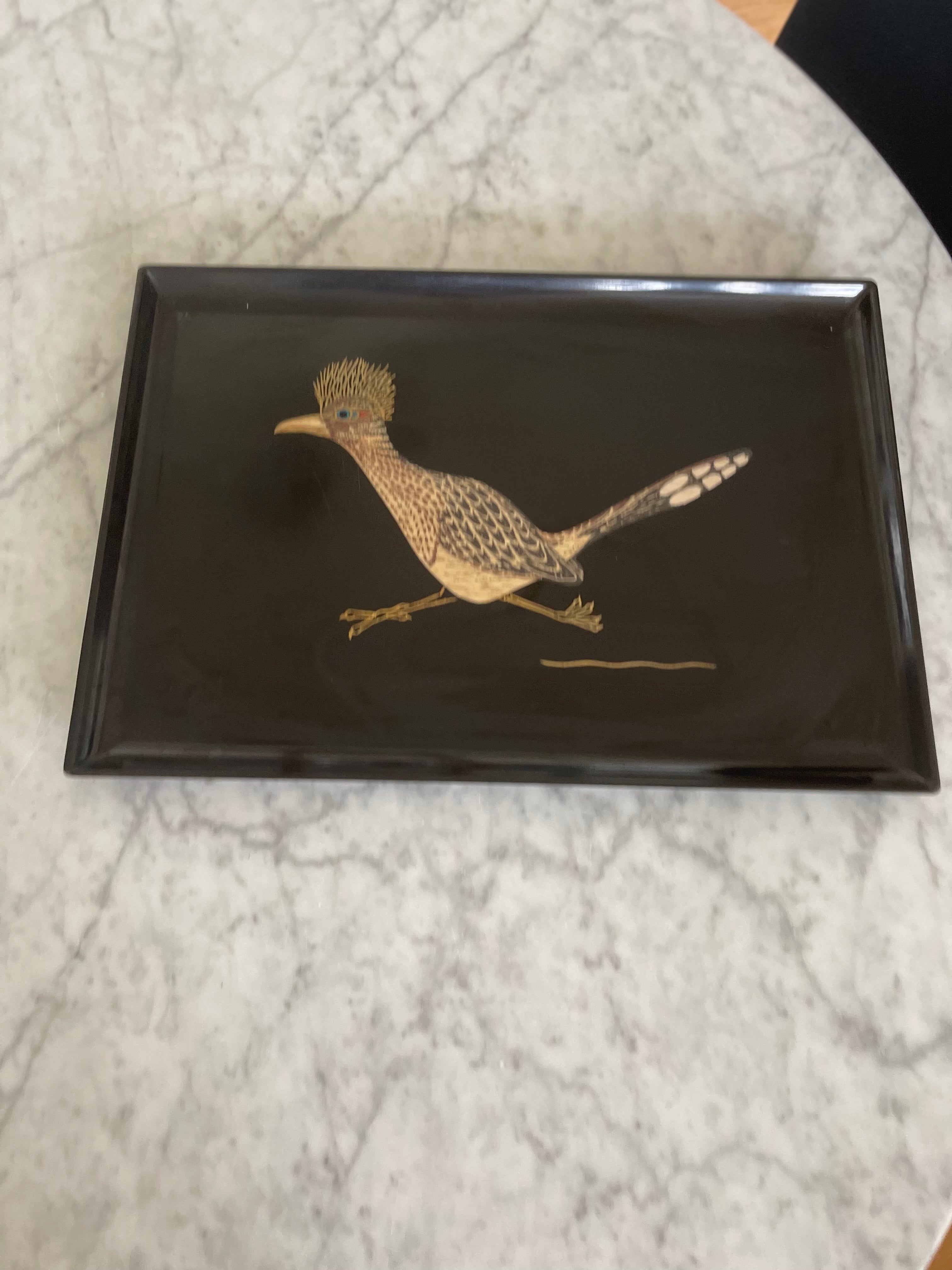 Roadrunner Serving Tray 18” x 12” by Couroc