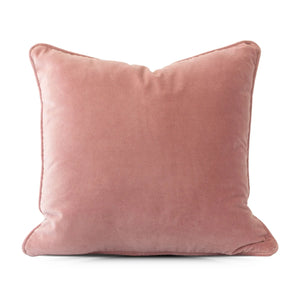 Blush Velvet Pillow 20” x 20”
