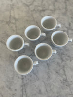 Load image into Gallery viewer, Set of Six White Espresso Cups
