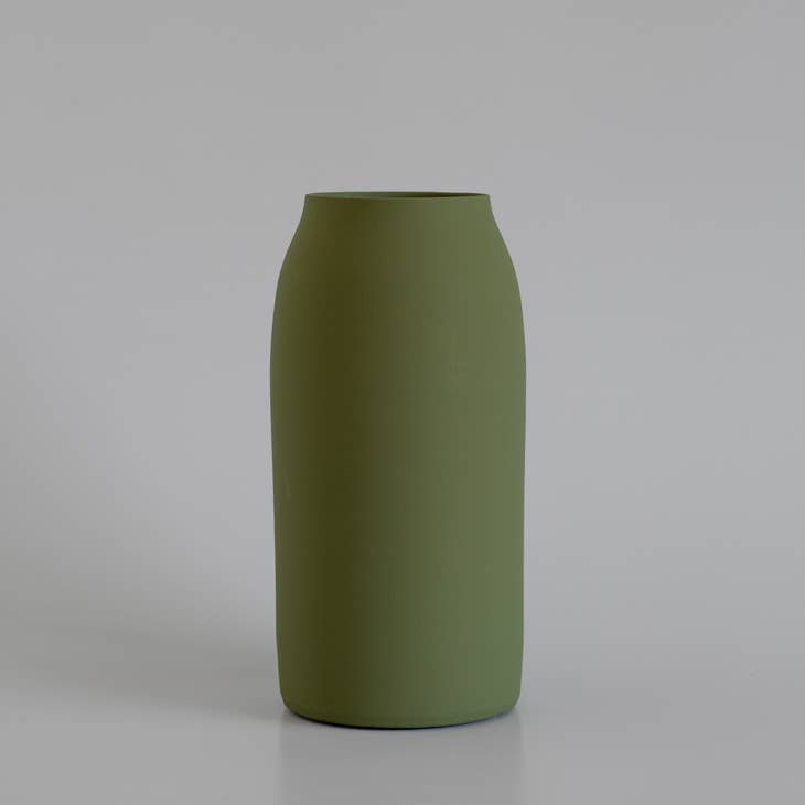 Olive Green Vase The Island Collection Made in Portugal