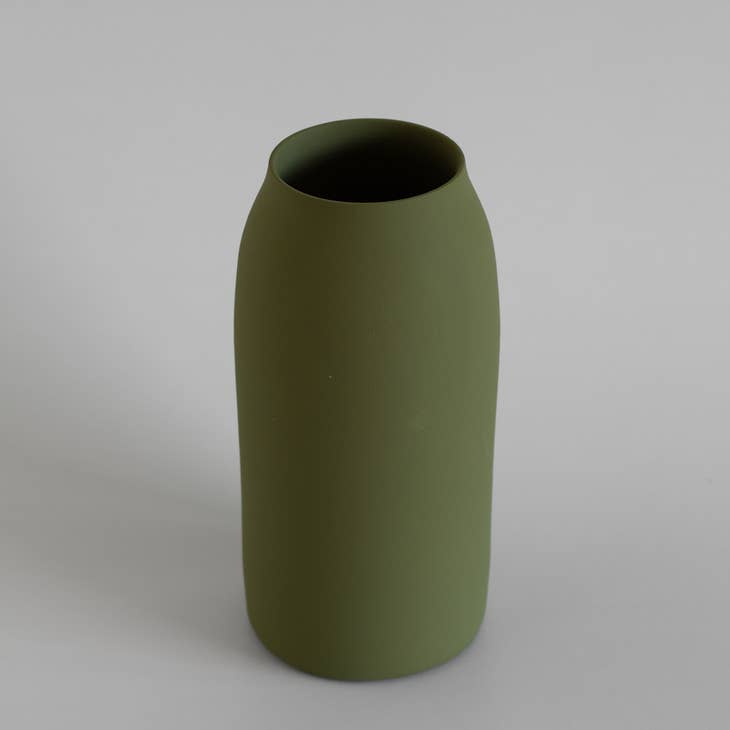 Olive Green Vase The Island Collection Made in Portugal