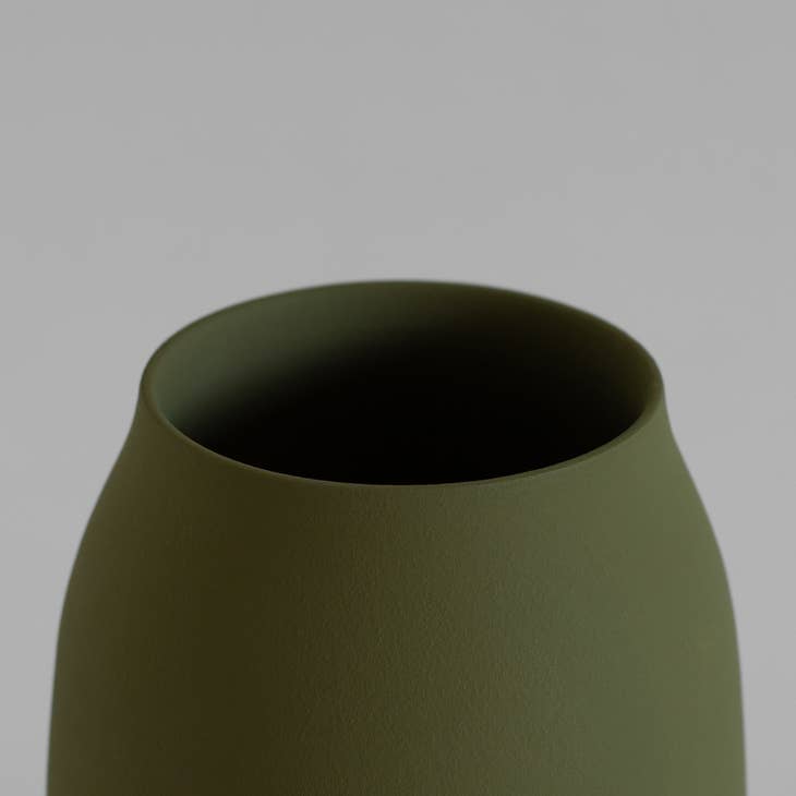 Olive Green Vase The Island Collection Made in Portugal